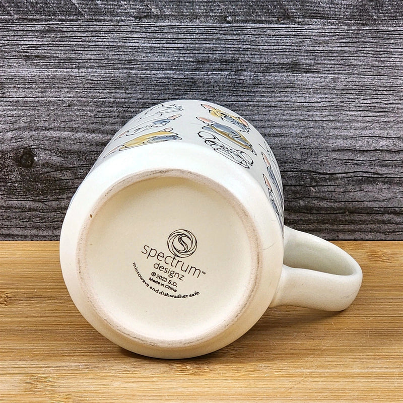 Load image into Gallery viewer, French Bulldog Coffee Mug Dog Bully Breed Tea Cup Blue Sky Ceramic Embossed 18oz