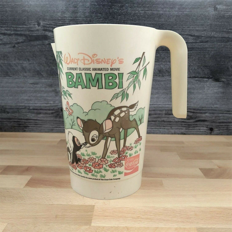 Load image into Gallery viewer, Walt Disney Bambi Plastic Coca Cola Coke Pitcher 50 oz 1500ml Carafe