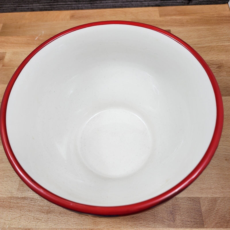 Load image into Gallery viewer, Santa Bowl Decorative Holiday Winter Snowflakes