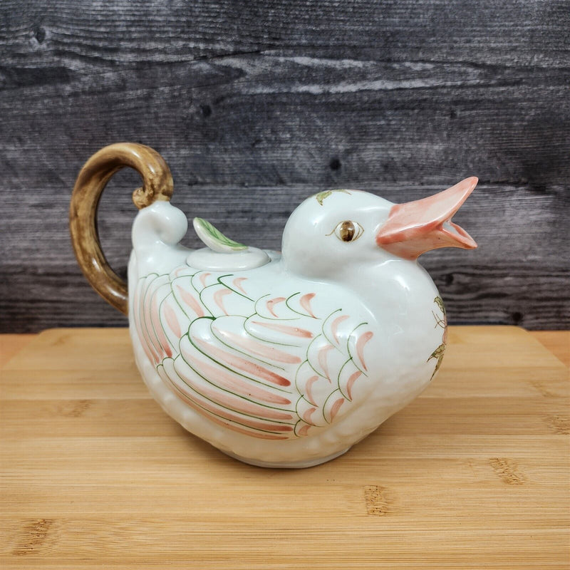 Load image into Gallery viewer, Duck Teapot Ceramic by Bombay Co Kitchen Home Decor