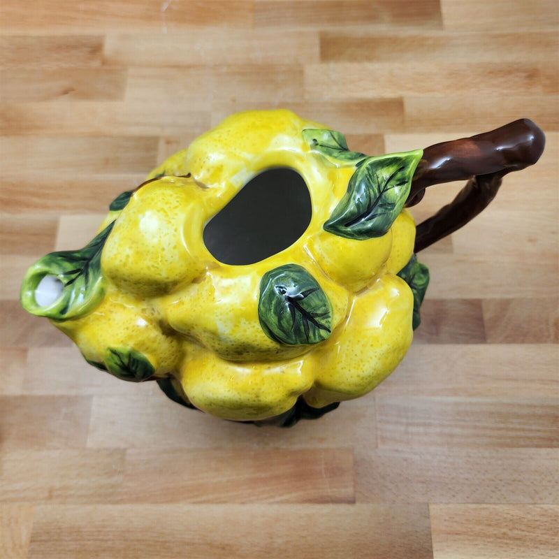 Load image into Gallery viewer, Lemon Teapot by Blue Sky Clayworks Heather Goldminc Floral Ceramic Decor Tea Pot
