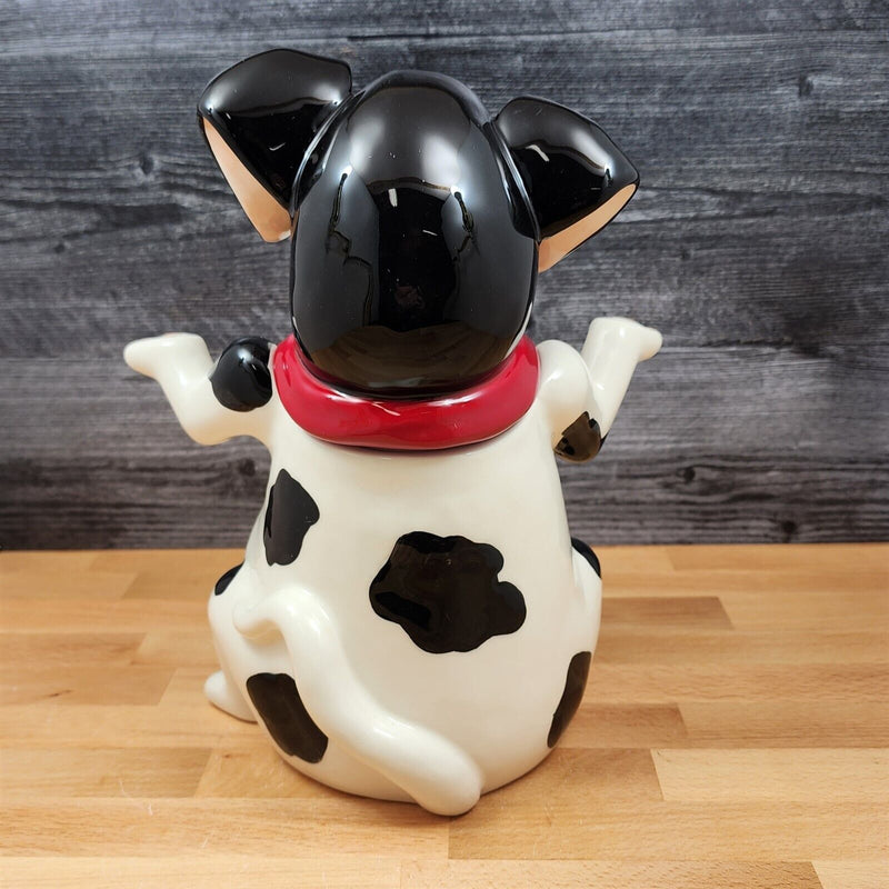Load image into Gallery viewer, Dalmatian Love Dog Cookie Candy Treat Jar Canister Figurine by Blue Sky