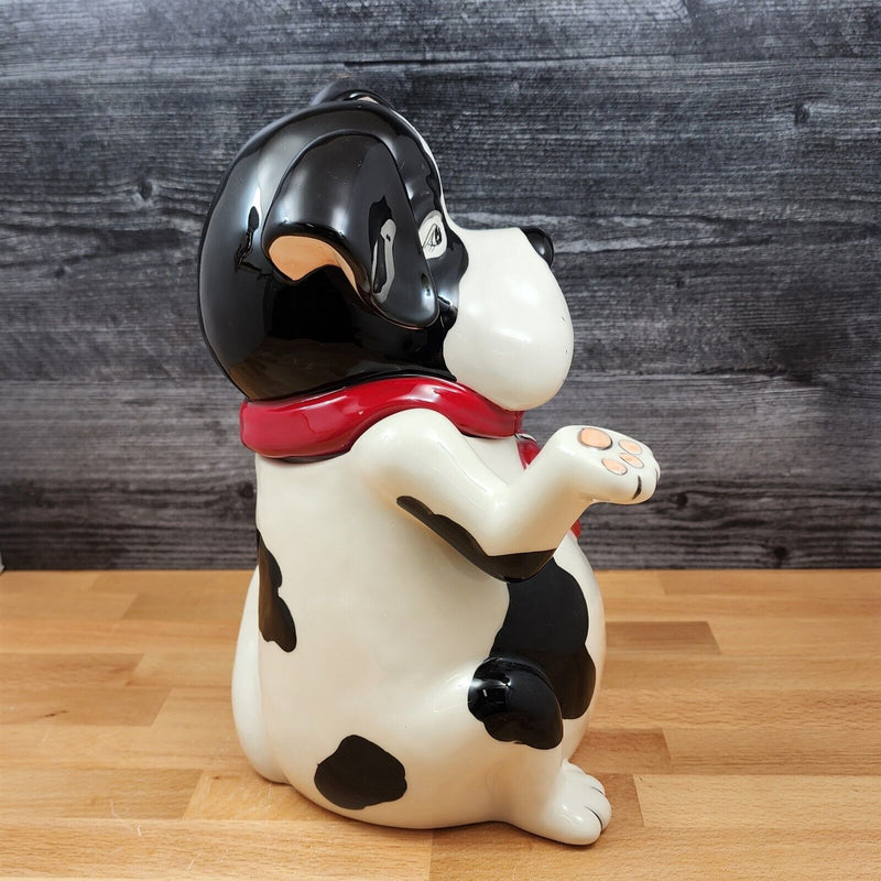 Load image into Gallery viewer, Dalmatian Love Dog Cookie Candy Treat Jar Canister Figurine by Blue Sky