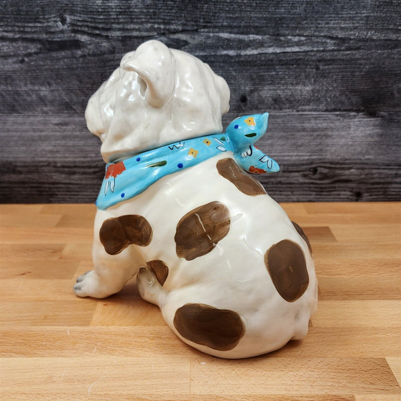 Load image into Gallery viewer, Penelope Bull Dog Cookie Candy Treat Jar Canister Figurine by Blue Sky
