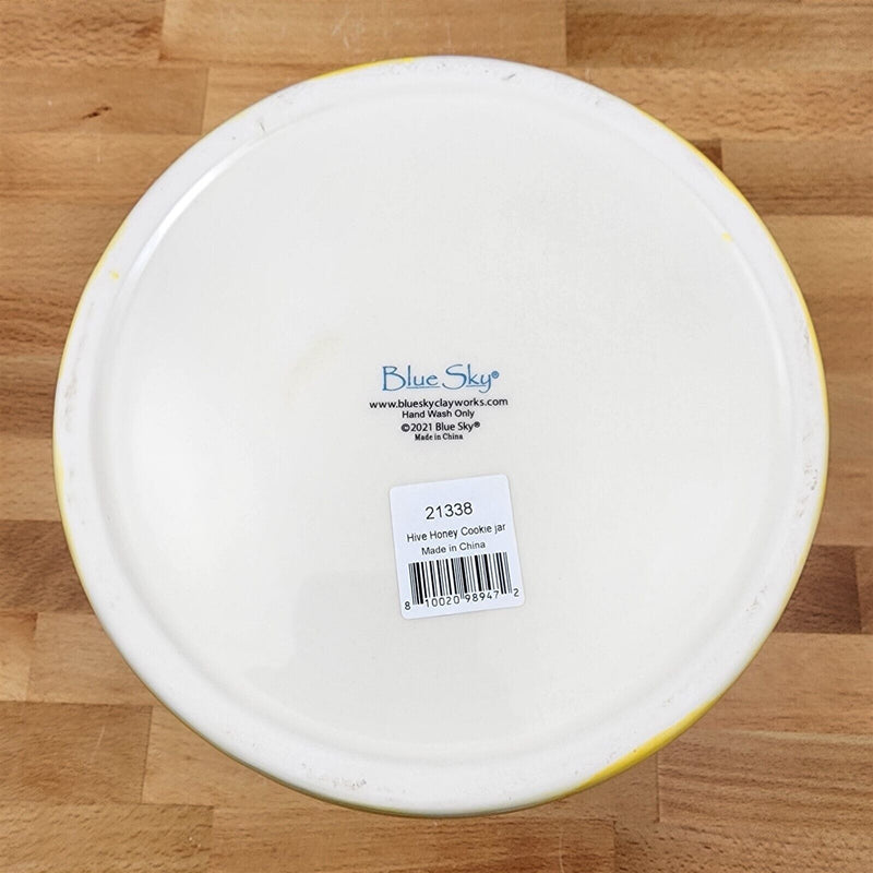 Load image into Gallery viewer, Bee Hive Honey Cookie Candy Treat Jar Canister Figurine by Blue Sky