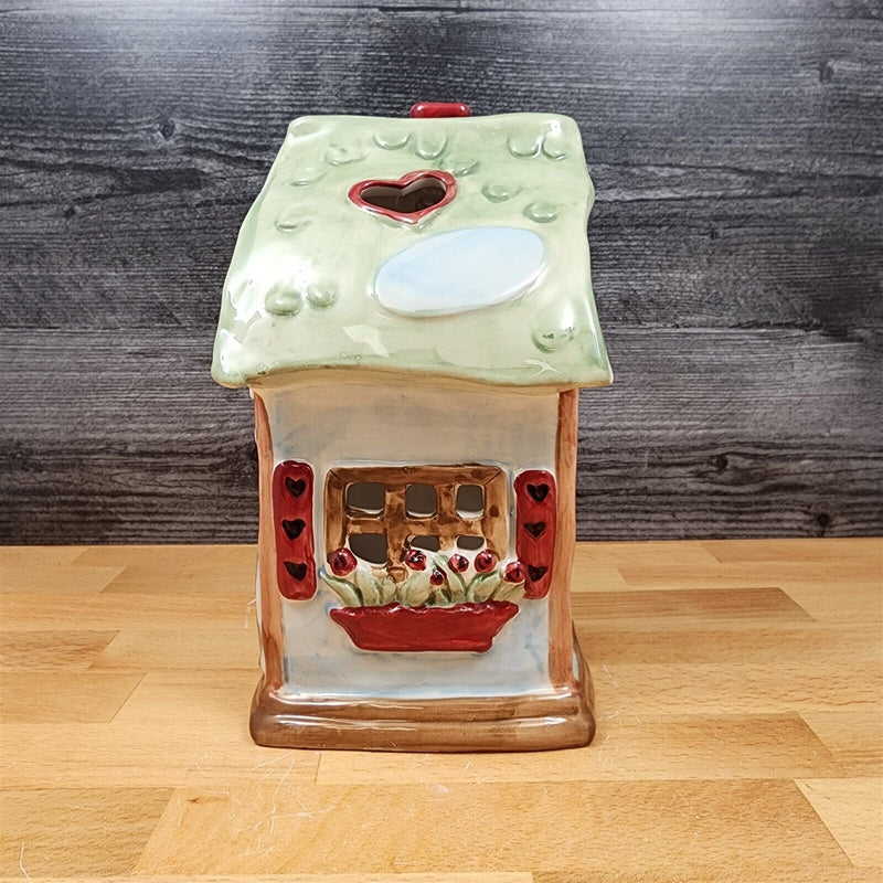Load image into Gallery viewer, Love Lives Here Candle House Tealight Holder by Heather Goldminc & Blue Sky