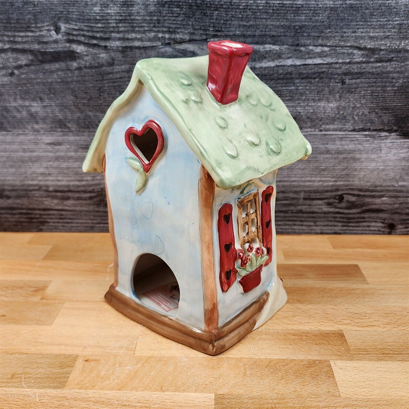 Load image into Gallery viewer, Love Lives Here Candle House Tealight Holder by Heather Goldminc & Blue Sky