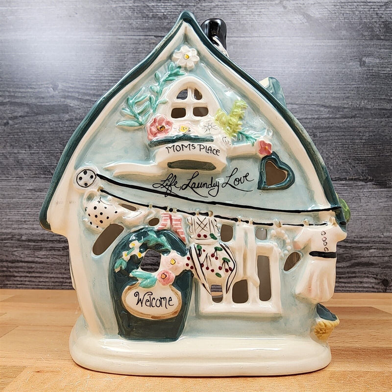 Load image into Gallery viewer, Mom's Place Candle House Tealight Holder by Heather Goldminc & Blue Sky
