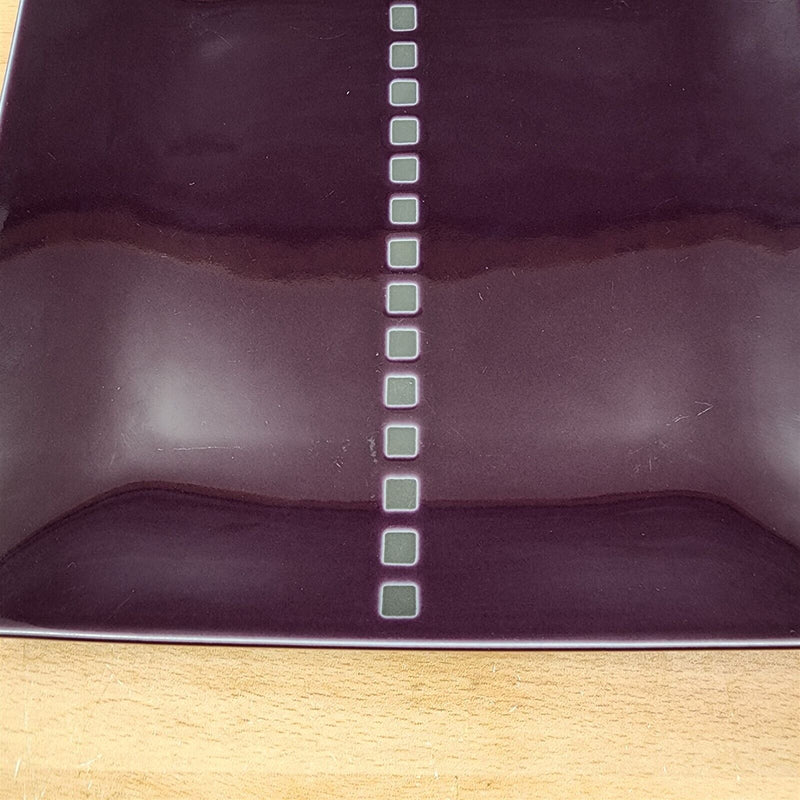 Load image into Gallery viewer, Mikasa Viewpoint Purple Square Salad Plate Set of 3 Potter's Art MK604 8"