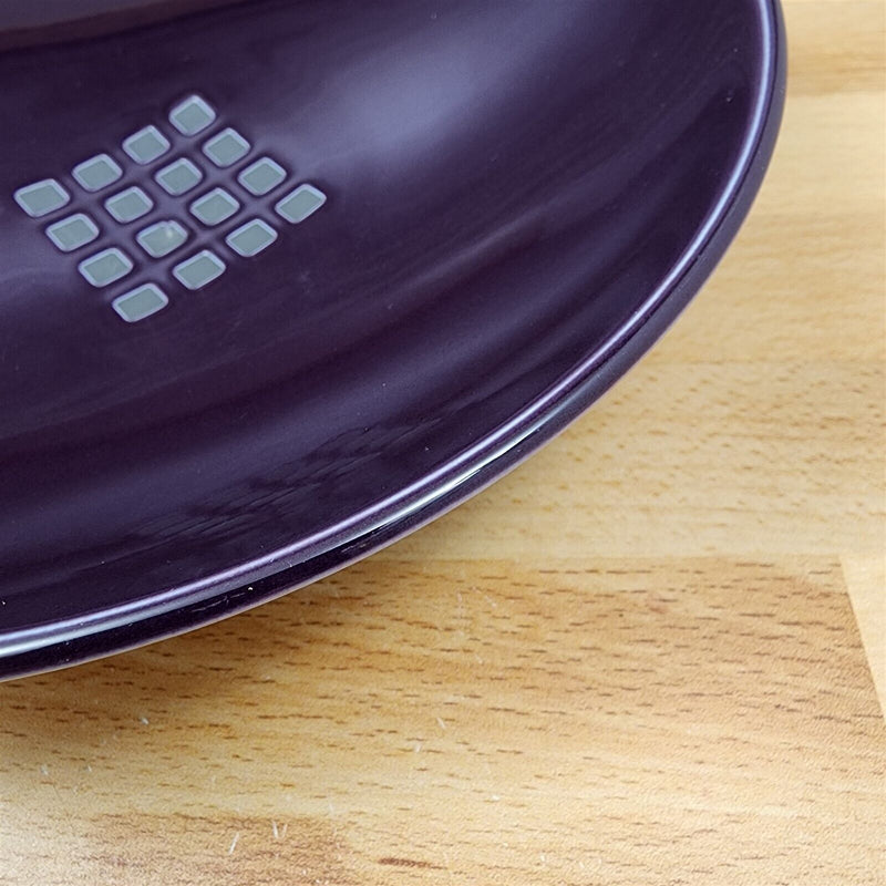 Load image into Gallery viewer, Mikasa Viewpoint Purple 4 Round Soup Cereal Bowl Set Potter's Art MK604 8-1/8"