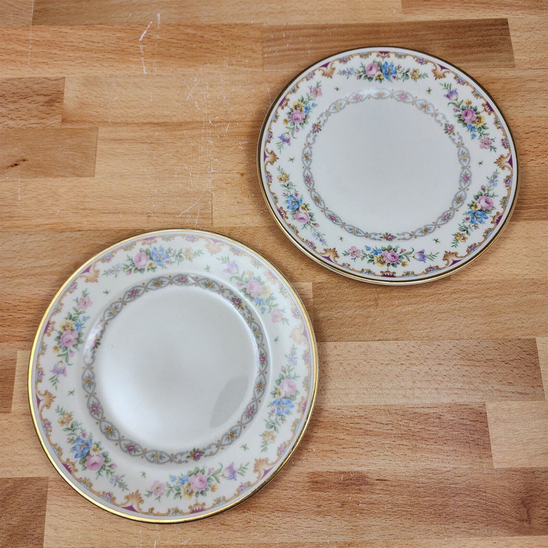 Load image into Gallery viewer, Marlene Syracuse Bread & Butter 6.25" Plate Set of 2 Old Ivory Ceramic USA Made