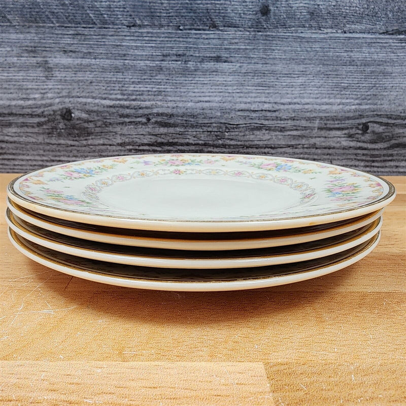 Load image into Gallery viewer, Marlene by Syracuse Dessert Pie Plate 7" Ceramic Set of 4 Old Ivory Made In USA