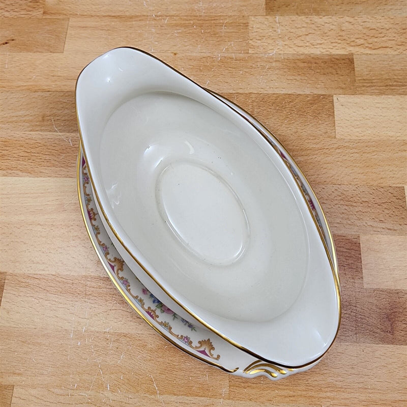 Load image into Gallery viewer, Marlene by Syracuse Gravy Boat with Attached Under Plate Ceramic Made In USA