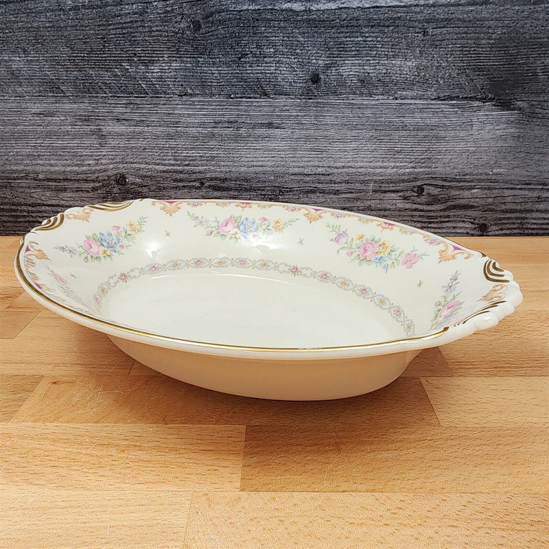 Load image into Gallery viewer, Marlene by Syracuse 10" Oval Vegetable Serving Bowl Ceramic Old Ivory USA Made