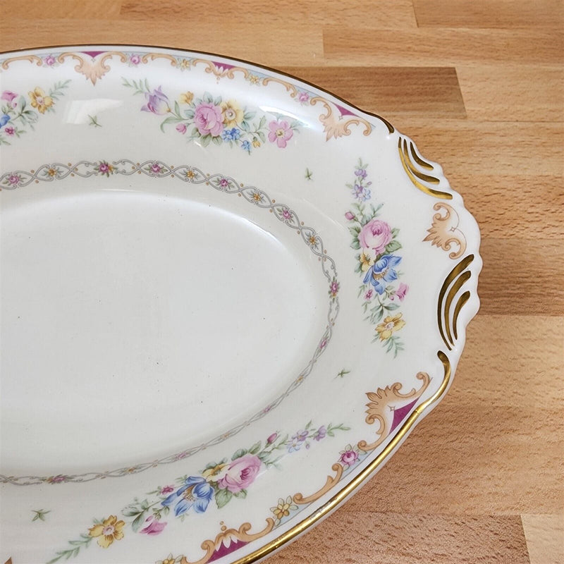 Load image into Gallery viewer, Marlene by Syracuse 10" Oval Vegetable Serving Bowl Ceramic Old Ivory USA Made