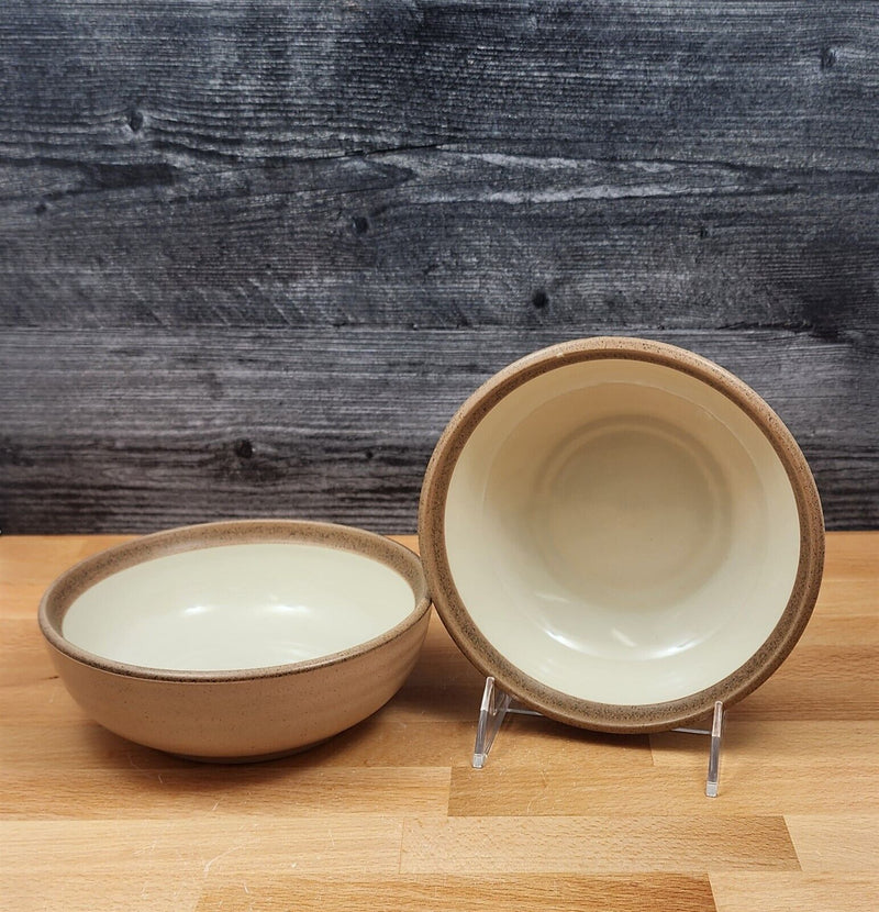 Load image into Gallery viewer, Noritake Madera Ivory Set of 2 Cereal Soup Coupe Bowl 6.5" 16cm 8474 Stoneware