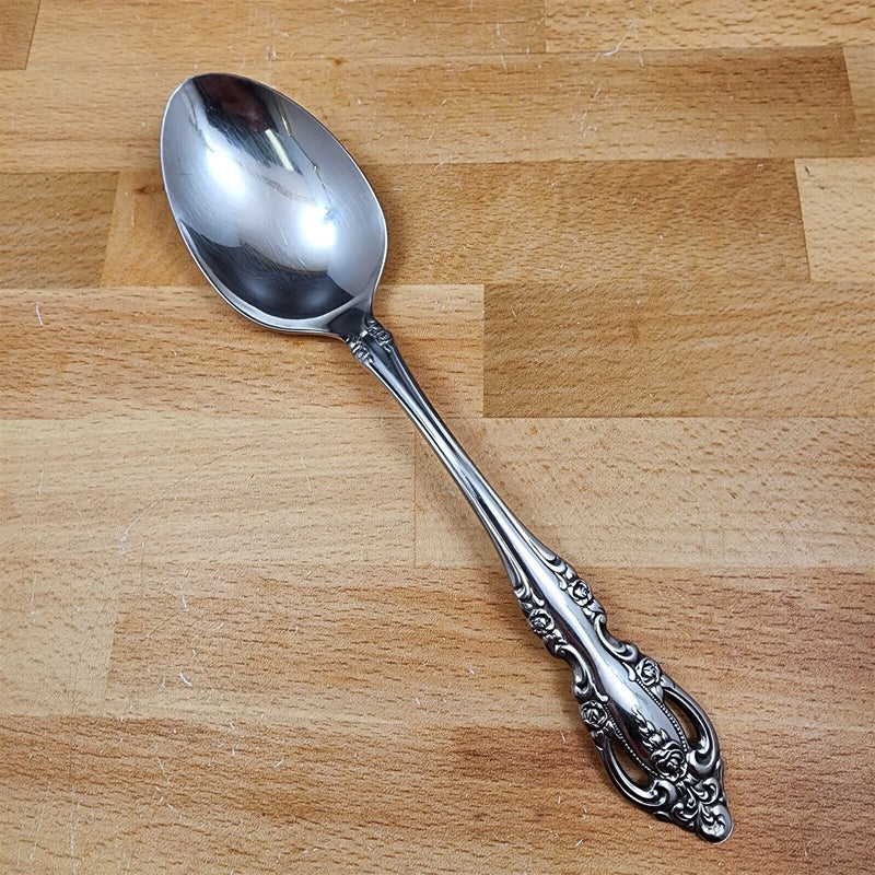 Load image into Gallery viewer, Brahms by Oneida Silver Tablespoon Serving Spoon 8 3/8 in Stainless