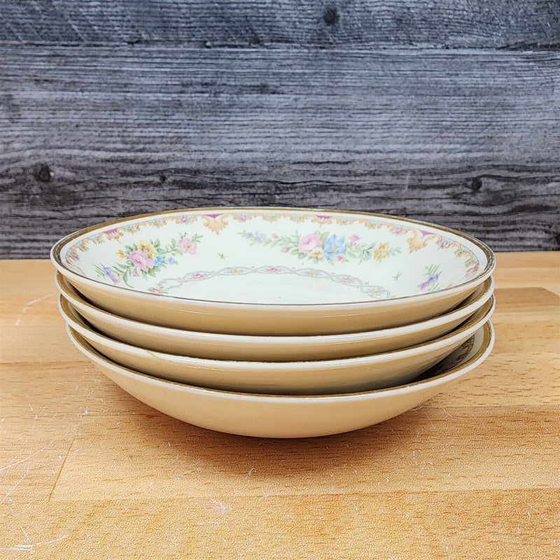 Load image into Gallery viewer, Marlene by Syracuse Fruit Dessert Sauce Bowl Set of 4 Ceramic Old Ivory USA Made