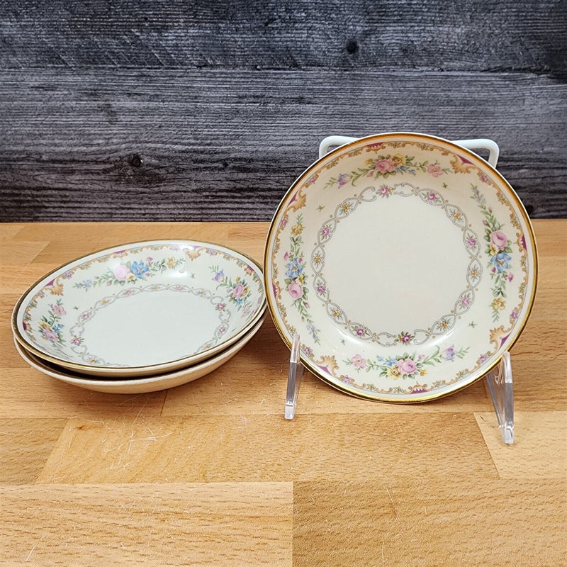 Load image into Gallery viewer, Marlene by Syracuse Set of 3 Fruit Dessert Sauce Bowl Ceramic Old Ivory USA Made