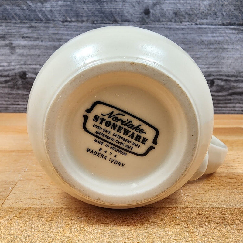 Load image into Gallery viewer, Noritake Madera Ivory Coffee Mug 8474 Stoneware Tea Cup Dinnerware