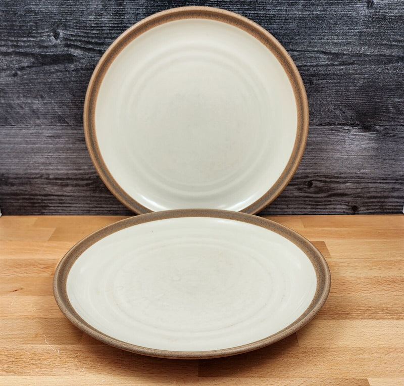 Load image into Gallery viewer, Noritake Madera Ivory Set of 2 Dinner Plate 8474 Stoneware Dinnerware 10 3/8 in.