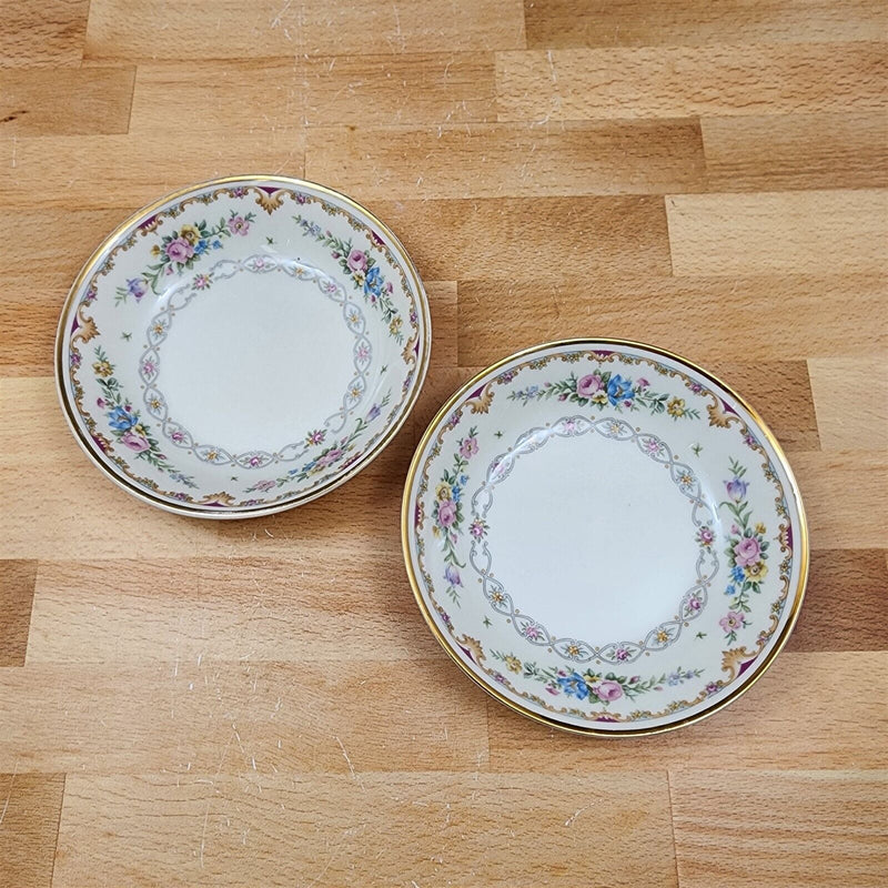 Load image into Gallery viewer, Marlene by Syracuse Fruit Dessert Sauce Bowl Set of 2 Ceramic Old Ivory USA Made