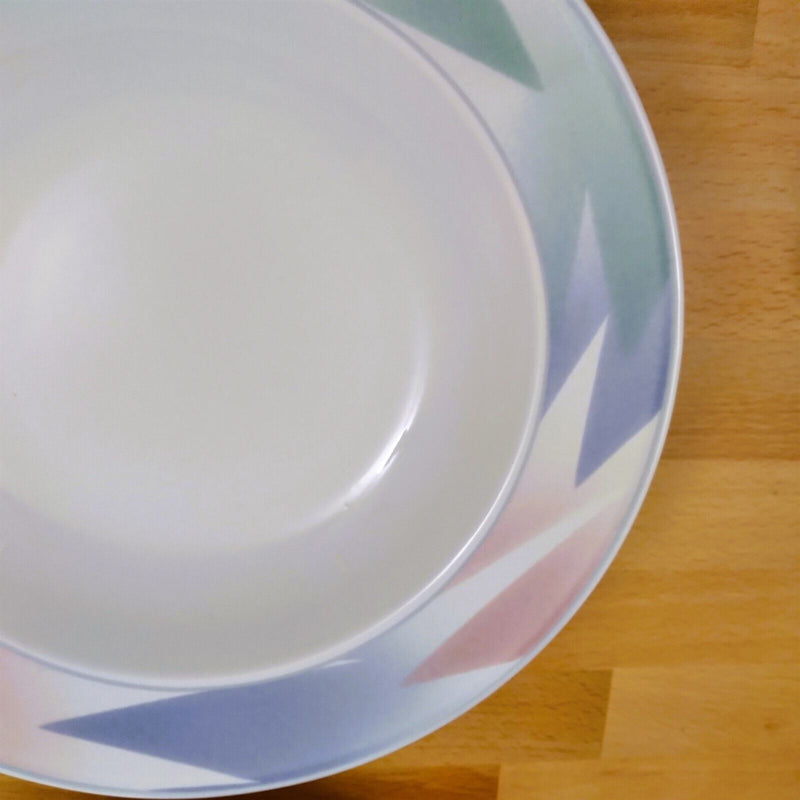 Load image into Gallery viewer, Mikasa Intaglio Fantazz Set of 4 Large Rim Ceramic Soup Bowl CAC6 John Bergen
