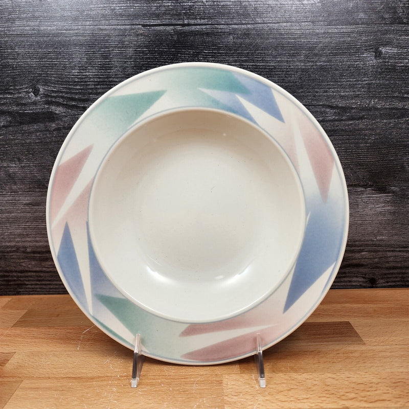 Load image into Gallery viewer, Mikasa Intaglio Fantazz Large Rim Ceramic Soup Bowl CAC6 John Bergen