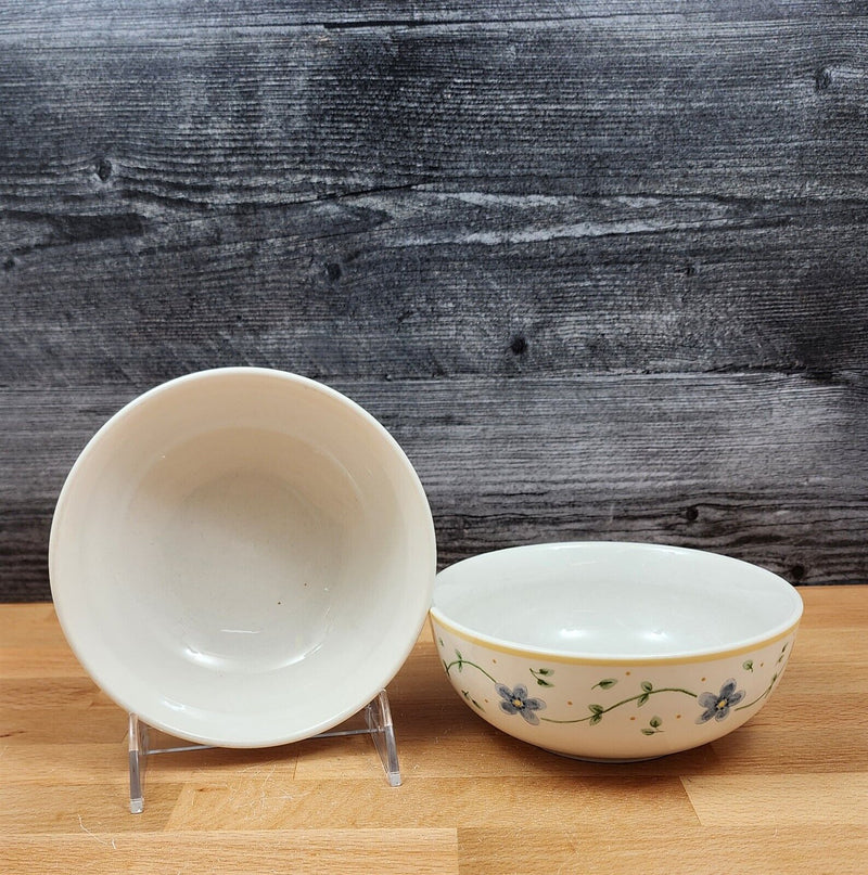 Load image into Gallery viewer, Pfaltzgraff Melissa Bowls Floral Set of 2 Soup Coupe Cereal Ceramic Dinnerware