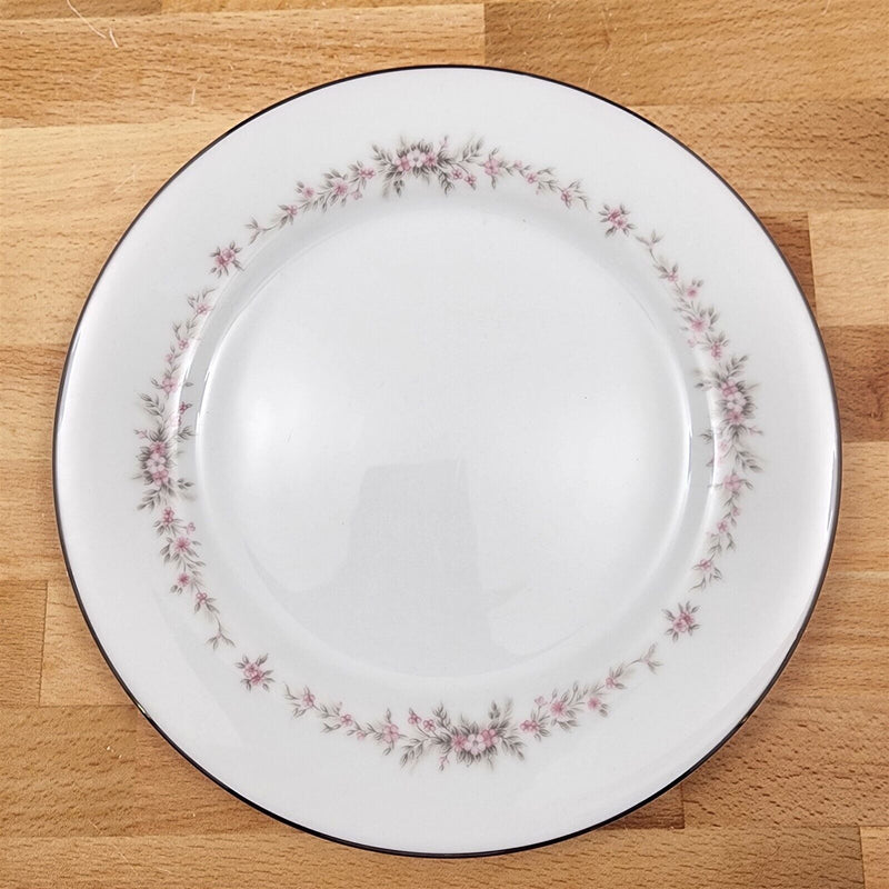 Load image into Gallery viewer, Noritake Rosepoint 8” Salad Plate Set of 2 Pink Floral Vine Ceramic 6206