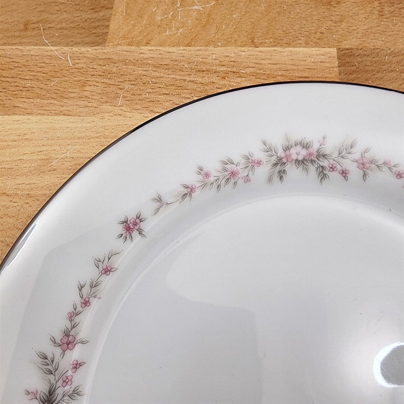 Load image into Gallery viewer, Noritake Rosepoint 8” Salad Plate Set of 2 Pink Floral Vine Ceramic 6206