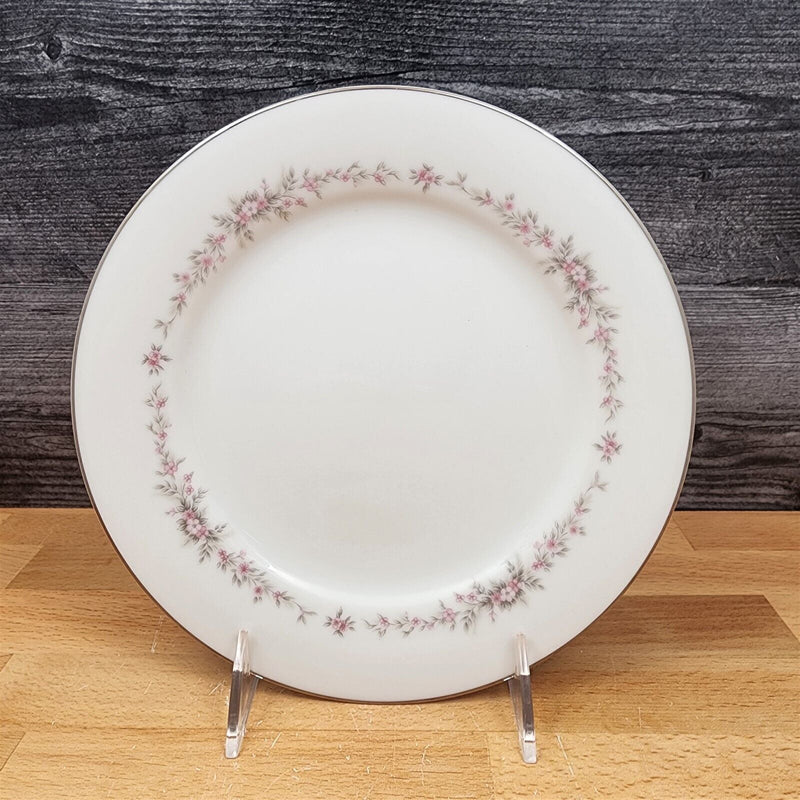 Load image into Gallery viewer, Noritake Rosepoint 8” Salad Plate Set of 2 Pink Floral Vine Ceramic 6206