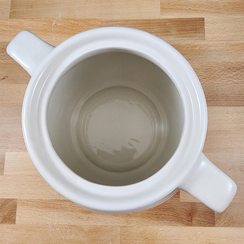 Load image into Gallery viewer, Longaberger Cookie Candy Jar with Lid Woven Traditions Green Embossed