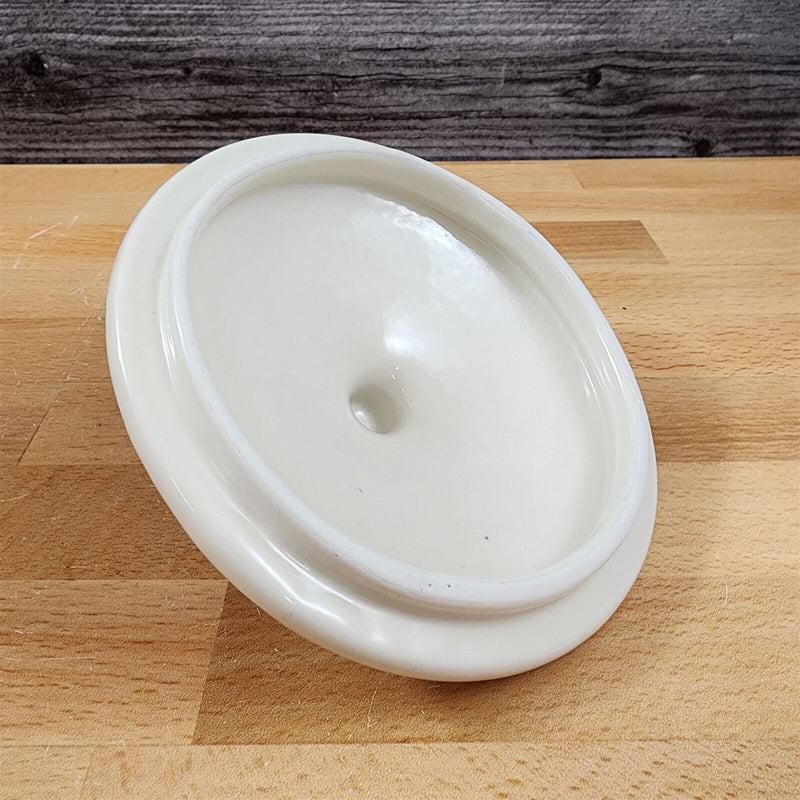 Load image into Gallery viewer, Longaberger Cookie Candy Jar with Lid Woven Traditions Green Embossed