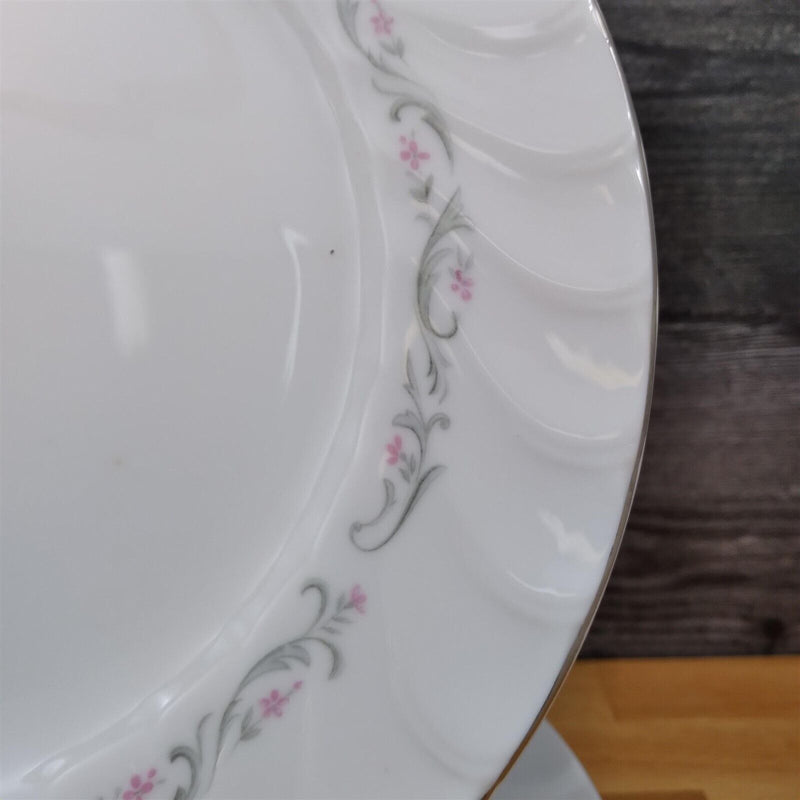 Load image into Gallery viewer, Royal Swirl Dinner Plate Ceramic 10'' Fine China Japan Pink Rose Flower Vintage