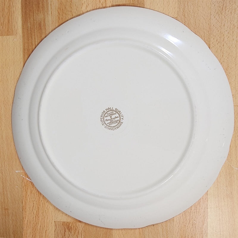 Load image into Gallery viewer, Hall Autumn Leaf Dinner Plate Set of 4 USA Floral Dinnerware Tableware 10"