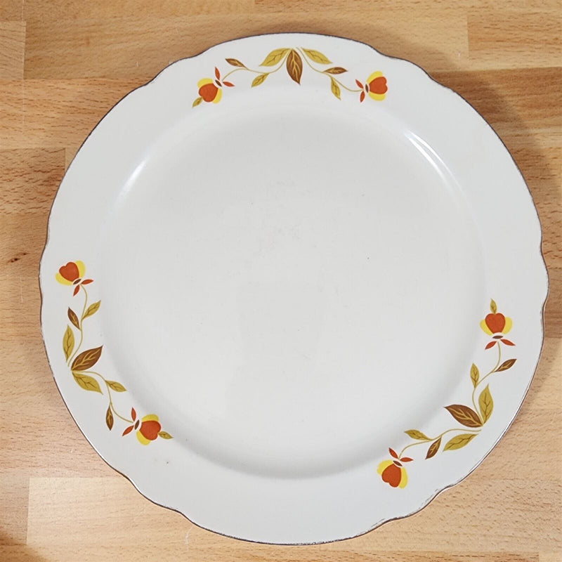Load image into Gallery viewer, Hall Autumn Leaf Dinner Plate USA Made Floral Dinnerware Tableware 10"
