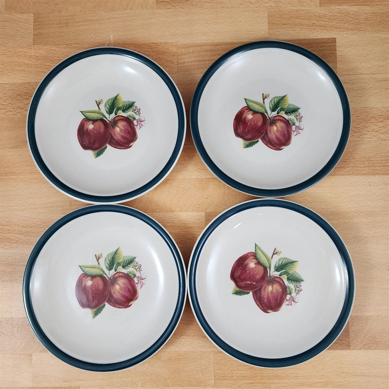 Load image into Gallery viewer, China Pearl Casuals Apples 4 Bread and Butter Plate Set Dinnerware 6 3/8"