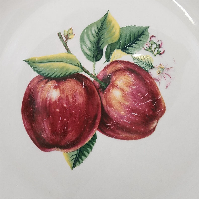 Load image into Gallery viewer, China Pearl Casuals Apples 4 Dinner Plate Set Dinnerware Tableware 10 1/2"