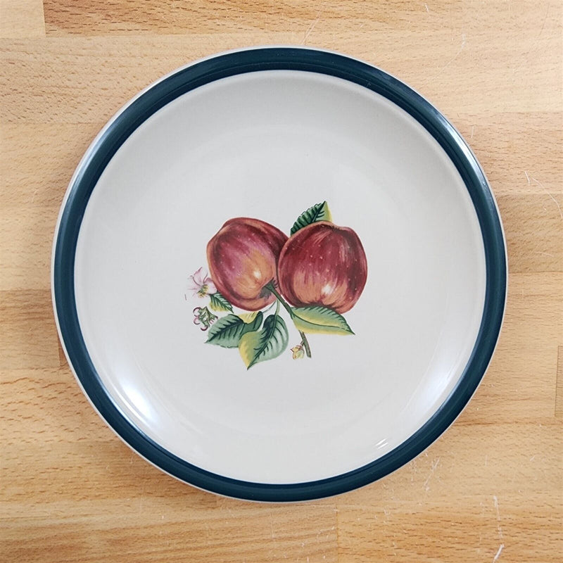 Load image into Gallery viewer, China Pearl Casuals Apples 4 Salad Plate Set Dinnerware Tableware 7 5/8"