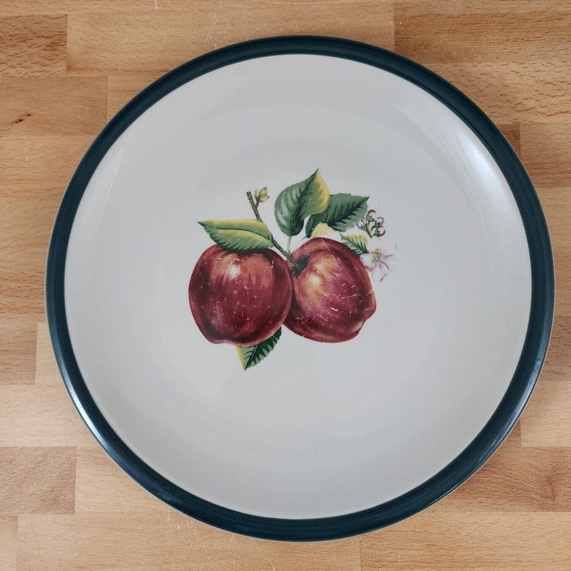 Load image into Gallery viewer, China Pearl Casuals Apples Chop Dinner Serving Platter Plate Round 12 1/4"