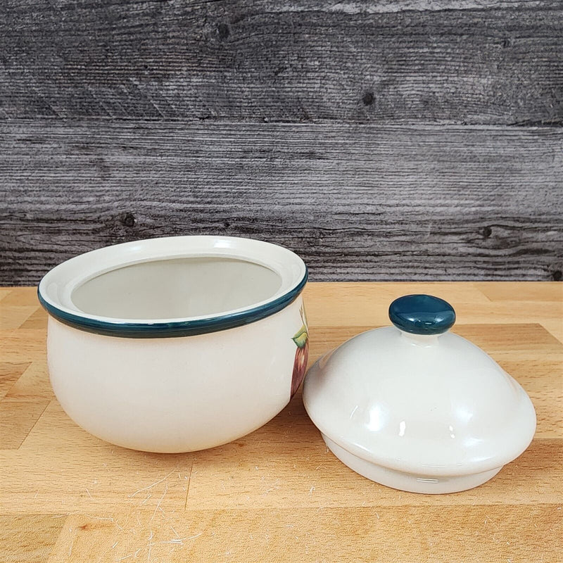 Load image into Gallery viewer, China Pearl Casuals Apples Sugar Bowl With Lid Dinnerware Tableware 4 5/8"