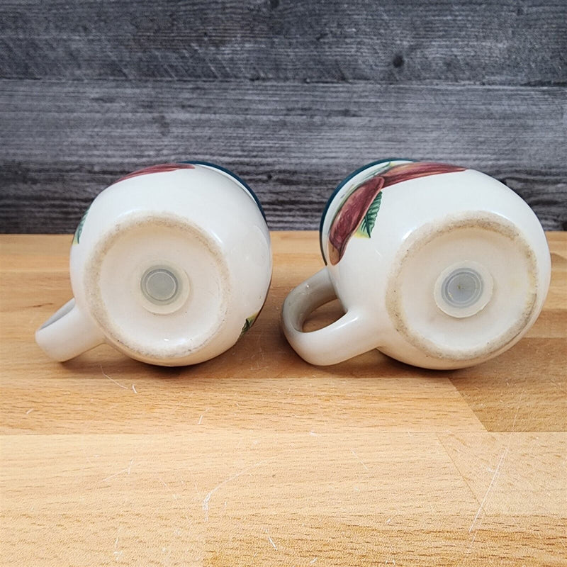 Load image into Gallery viewer, China Pearl Casuals Apples Salt and Pepper Set Dinnerware Tableware 7 5/8"