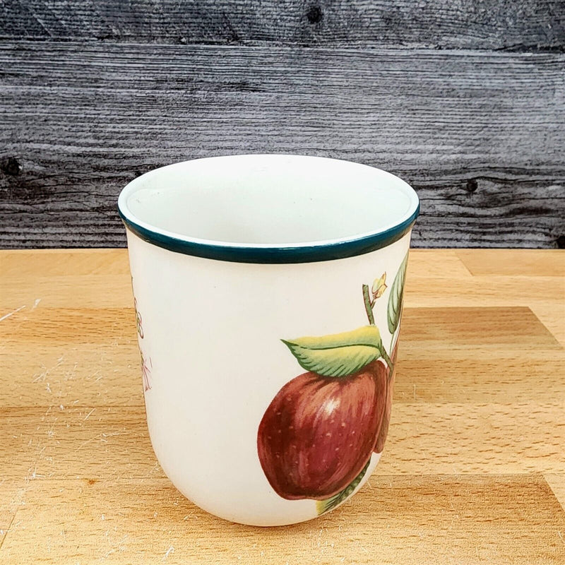 Load image into Gallery viewer, China Pearl Casuals Apples 4 Coffee Mugs Set 3 3/4 Tea Cup"