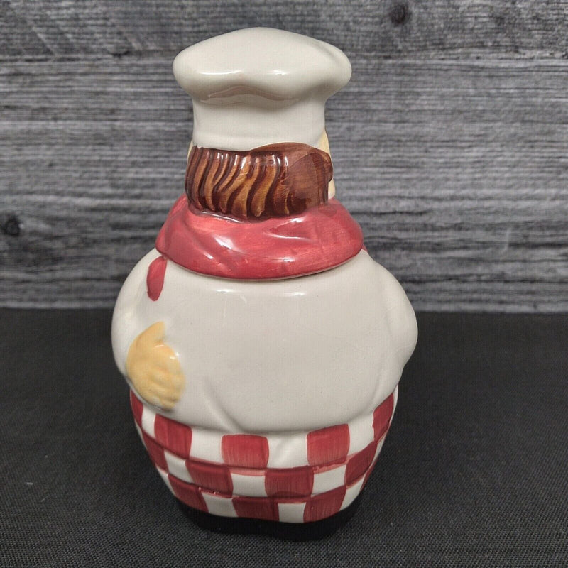 Load image into Gallery viewer, Chef Kitchen Condiment Canister Small Set of 3 Ceramic by Alco Industries