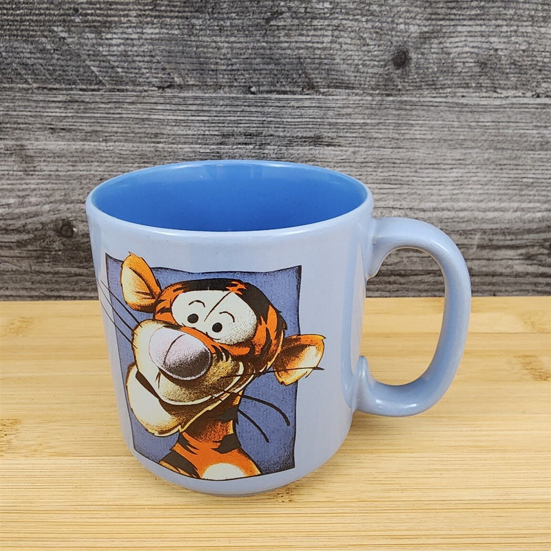 Load image into Gallery viewer, Disney Whinnie The Pooh Blue Tigger Coffee Mug Ceramic Tea Cup 8oz