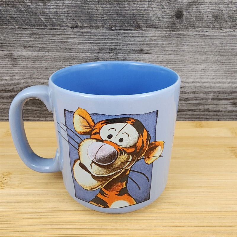 Load image into Gallery viewer, Disney Whinnie The Pooh Blue Tigger Coffee Mug Ceramic Tea Cup 8oz