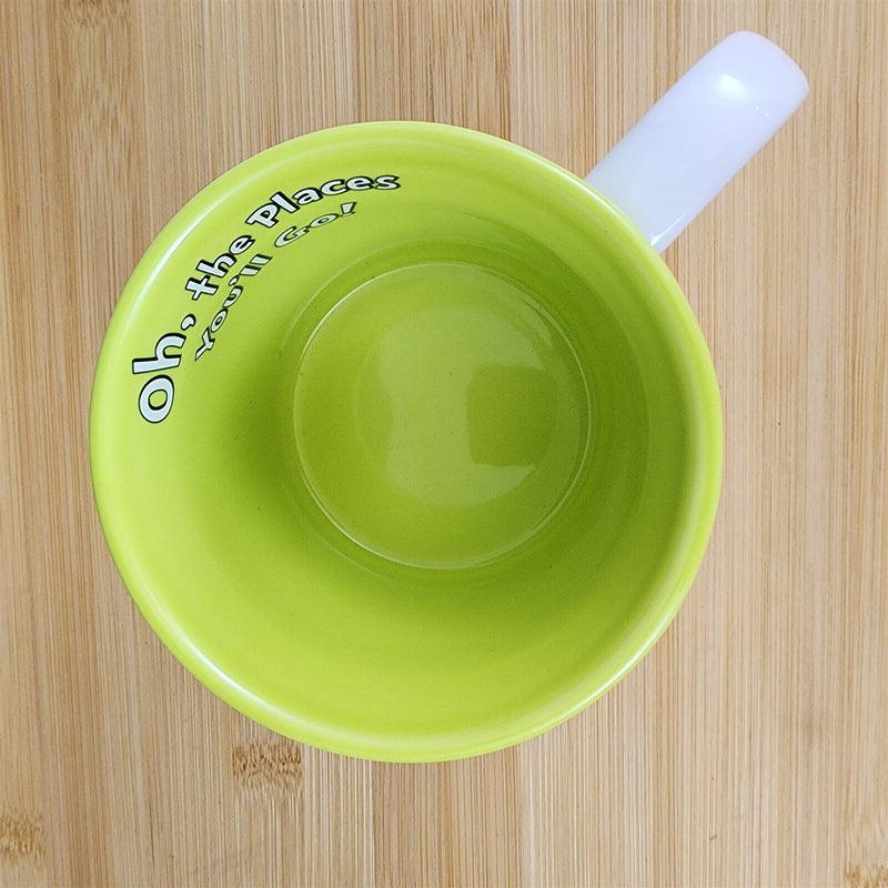 Load image into Gallery viewer, Dr. Seuss Coffee Mug Ceramic Tea Cup Oh The Places You'll Go 14 oz