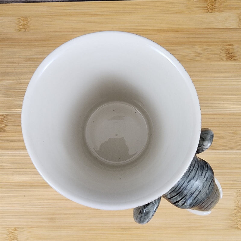 Load image into Gallery viewer, Elephant Head Coffee Mug by Pier 1 Imports Ceramic Cup 12oz