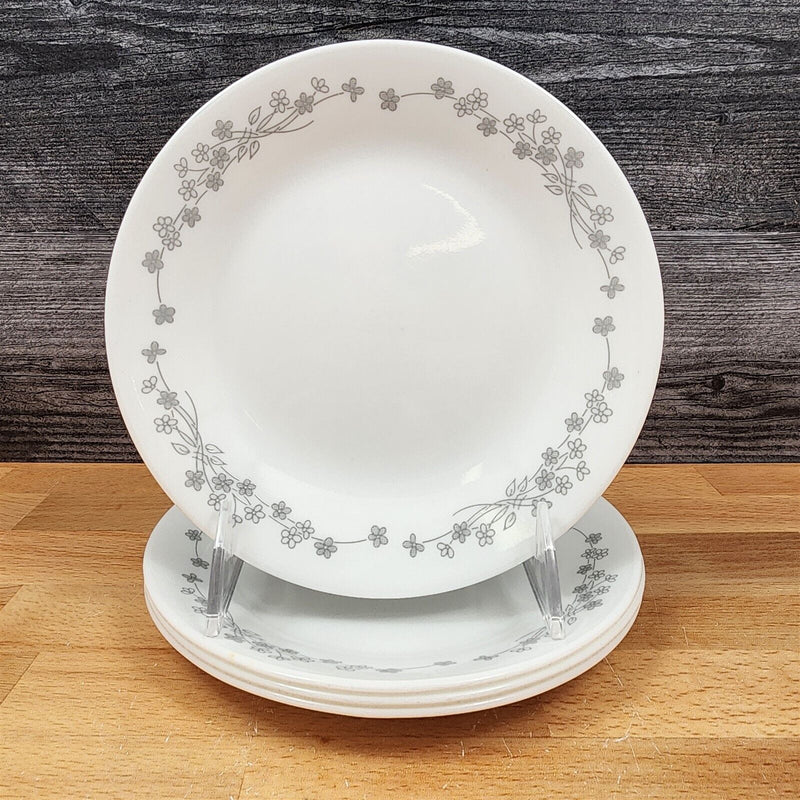 Load image into Gallery viewer, Corelle Corning Ribbon Bouquet Set of 4 Bread Butter Plate Ceramic 6 3/4" Floral